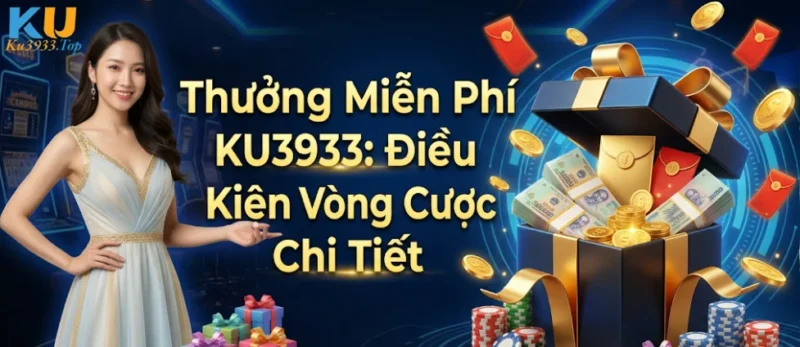 Thưởng Miễn Phí KU3933: Điều Kiện Vòng Cược Chi Tiết