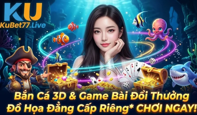 Bắn Cá 3D & Game Bài Đổi Thưởng - Đồ Họa Đẳng Cấp Riêng